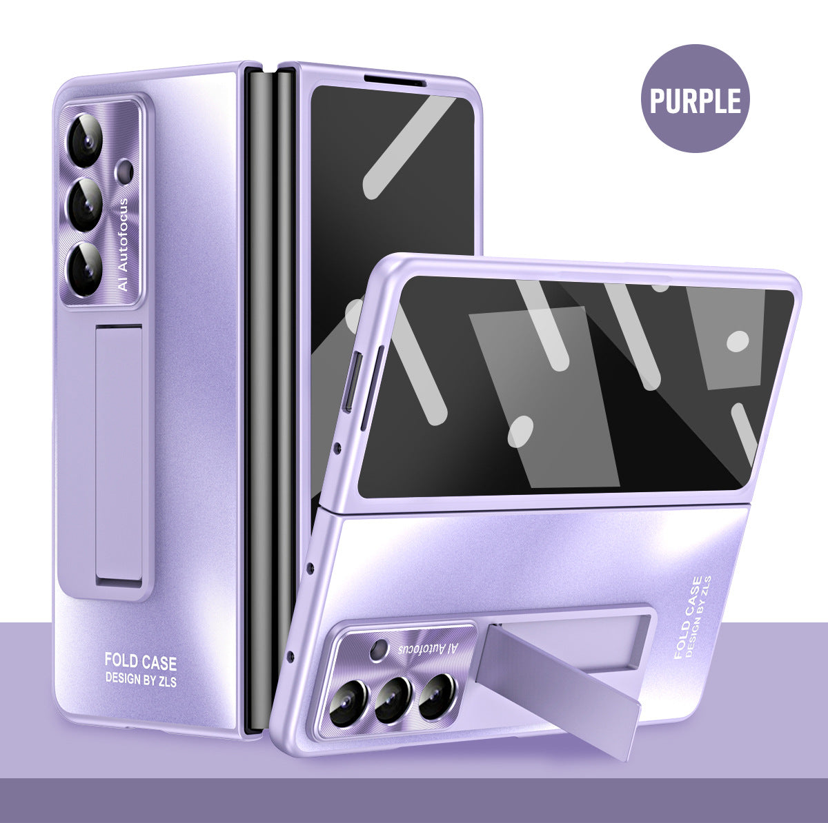 Business Electroplating Shockproof Phone Case With Screen Film & Stylus For Galaxy Z Fold 7/6/5/4/3