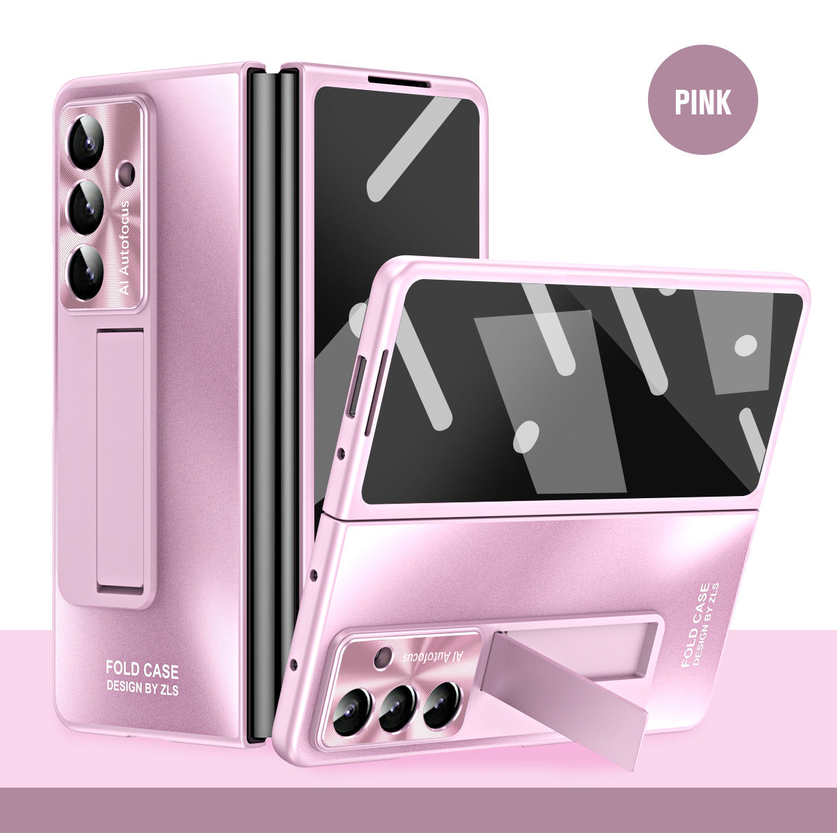 Business Electroplating Shockproof Phone Case With Screen Film & Stylus For Galaxy Z Fold 7/6/5/4/3