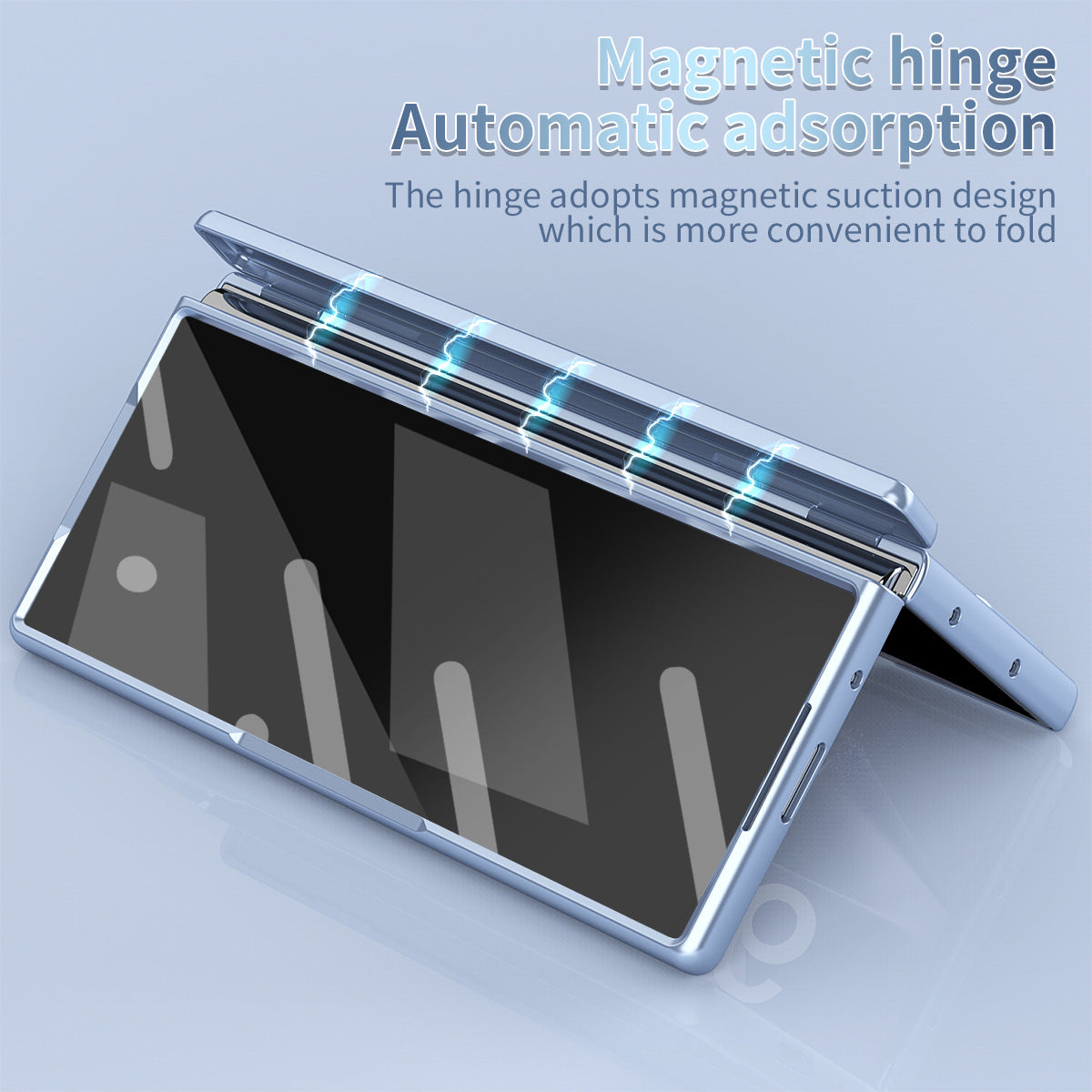 Magnetic Electroplated Hinge Protection Phone Case With Stylus & Screen Film For Galaxy Z Fold7/6