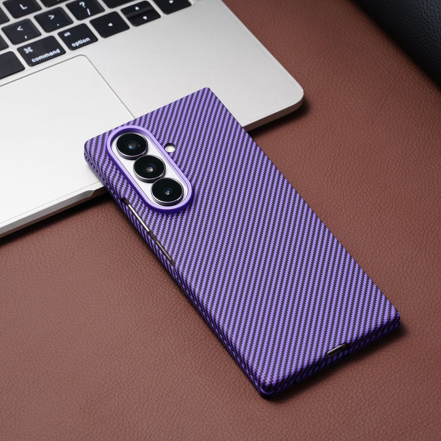Carbon Fiber Protective Phone Case For Galaxy Z Fold