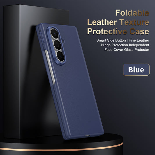 Leather Protective Intelligent Phone Case For Galaxy Z Fold