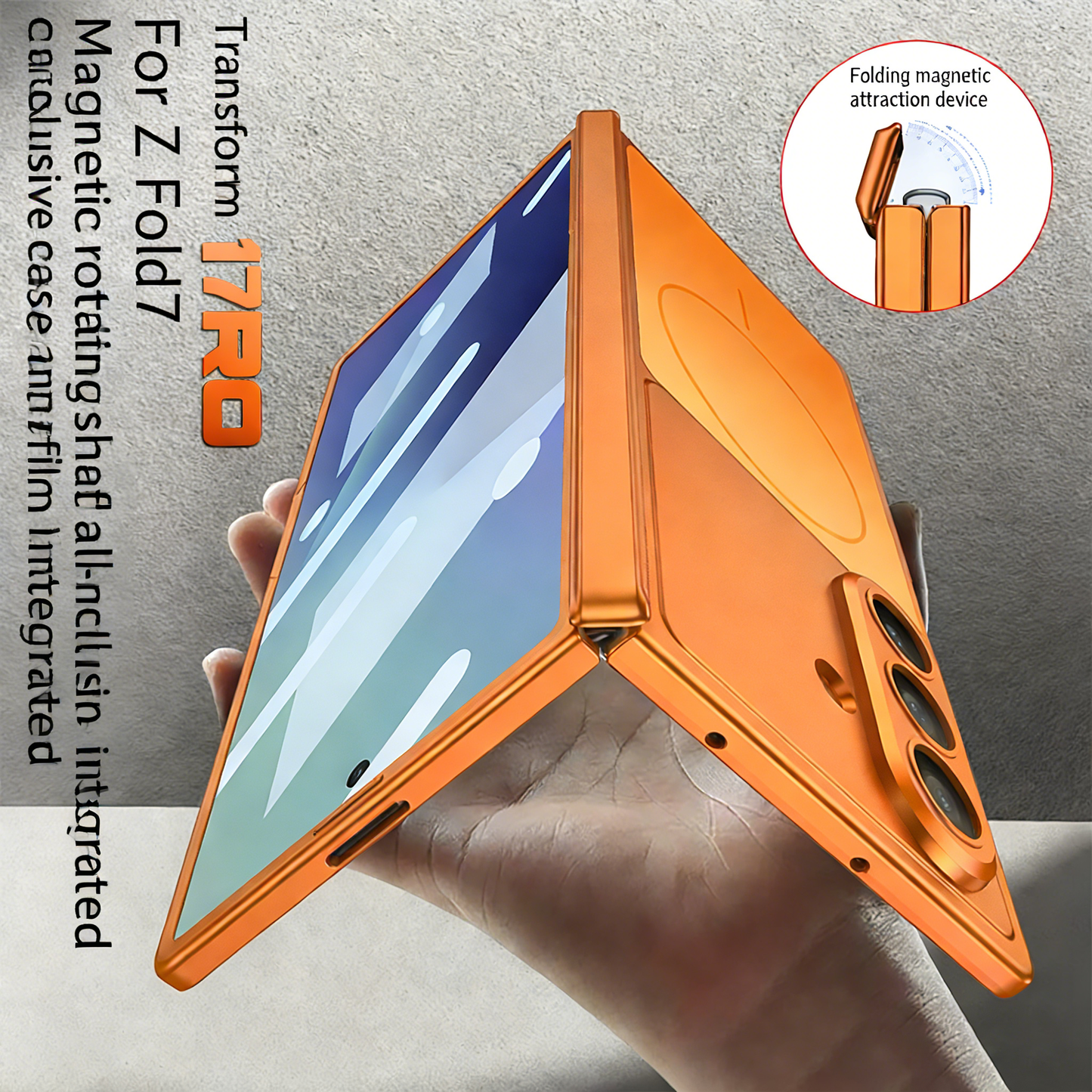 Magnetic Hinge All-included Phone Case For Galaxy Z Fold Series