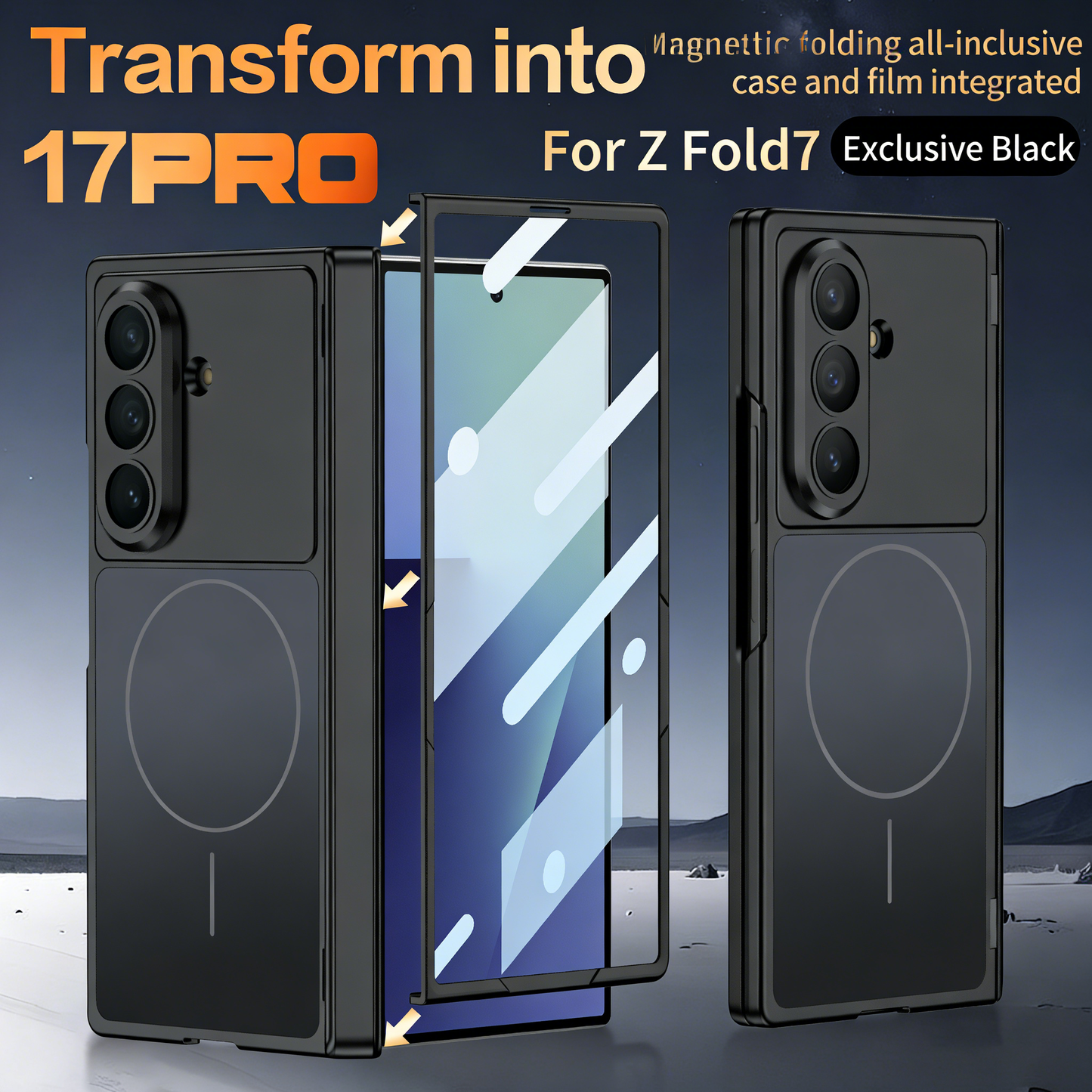 Magnetic Hinge All-included Phone Case For Galaxy Z Fold Series