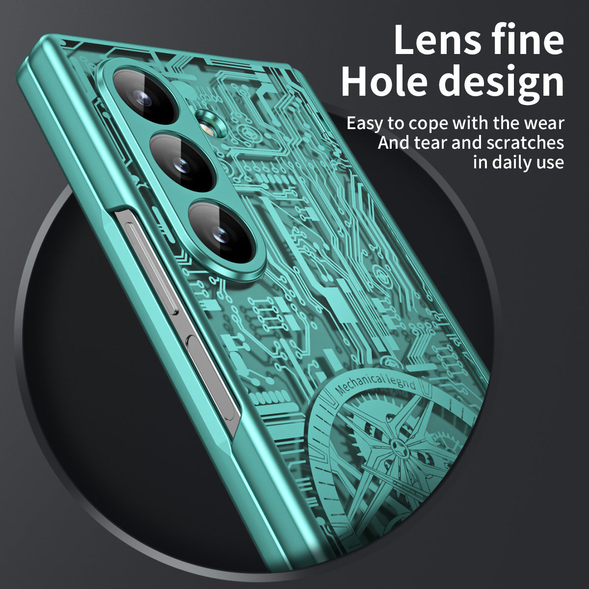 Cyberpunk Style Shockproof Phone Case For Galaxy Z Fold 7/6/5/4/3