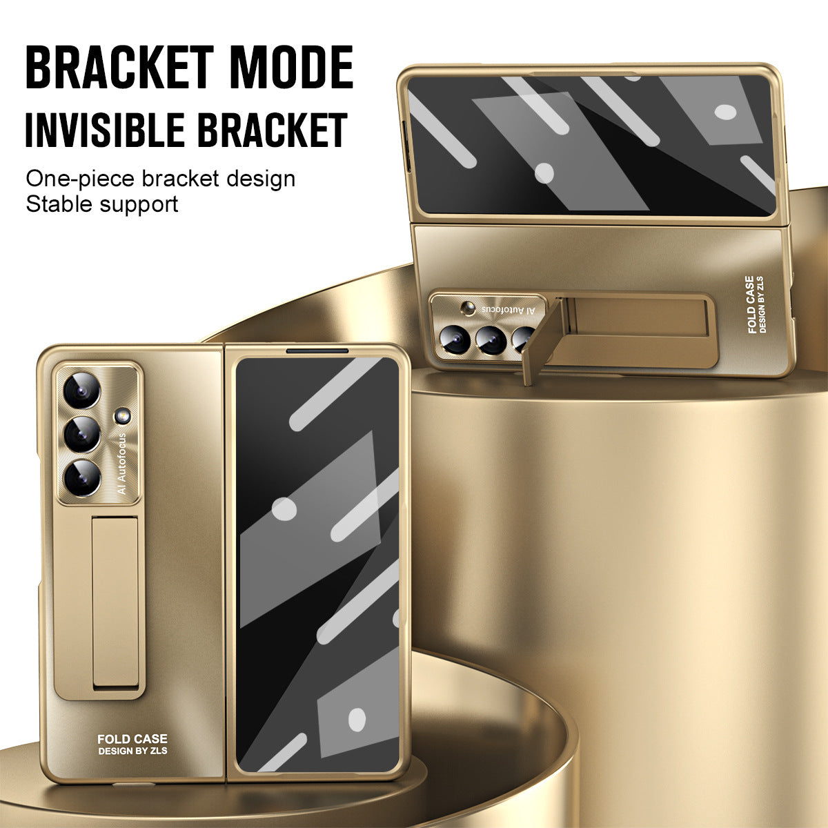 Business Electroplating Shockproof Phone Case With Screen Film & Stylus For Galaxy Z Fold 7/6/5/4/3