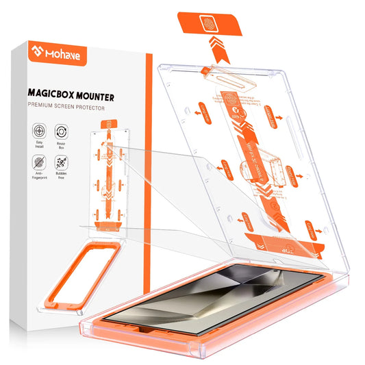 S25Edge/S25U/S24+ High-Definition 2.5D Steel Film 9H Dust-Free Fingerprint Second Sticker Box HD Clear for Samsung Dust-Proof