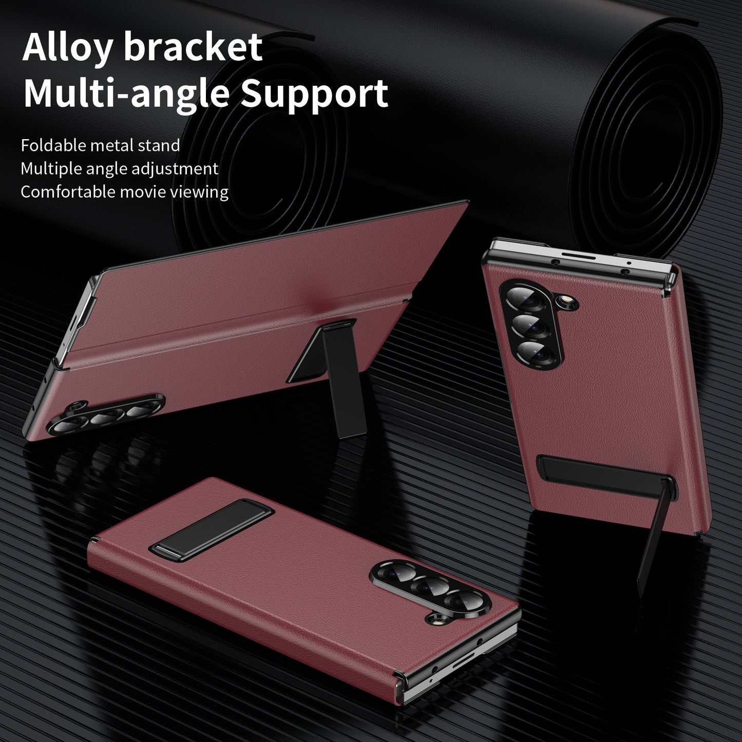 Business Leather Phone Case For Galaxy Z Fold Series