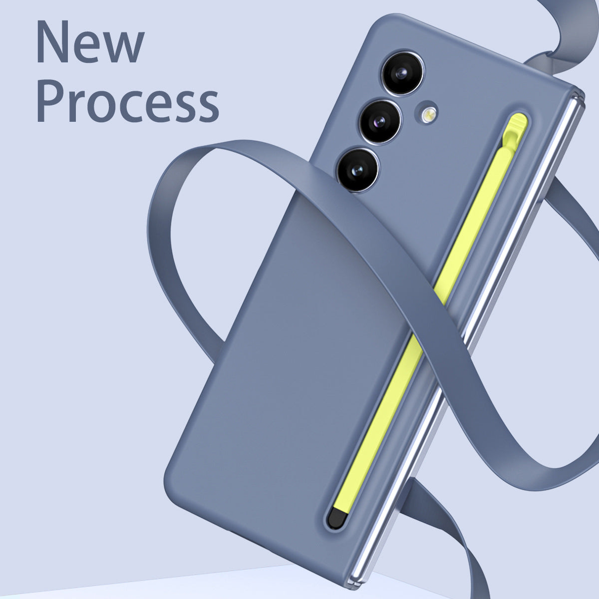 Anti-fall Protective Phone Case With Pen Tray Shell and Film For Galaxy Z Fold 7/6/5/4/3