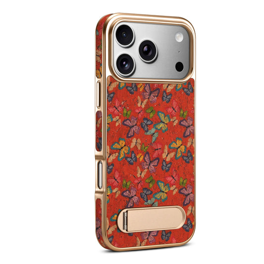 Vintage Butterfly MagSafe Stand iPhone Case