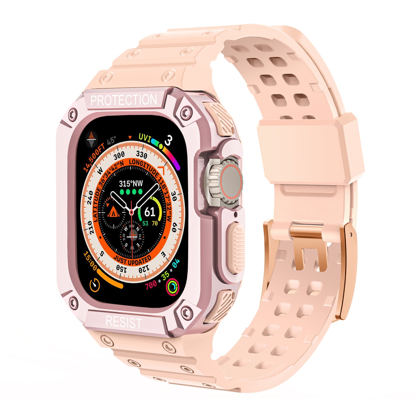 Luxury Case Strap For Apple Watch 49/45/44/42/41/40/38 mm - Mycasety Mycasety