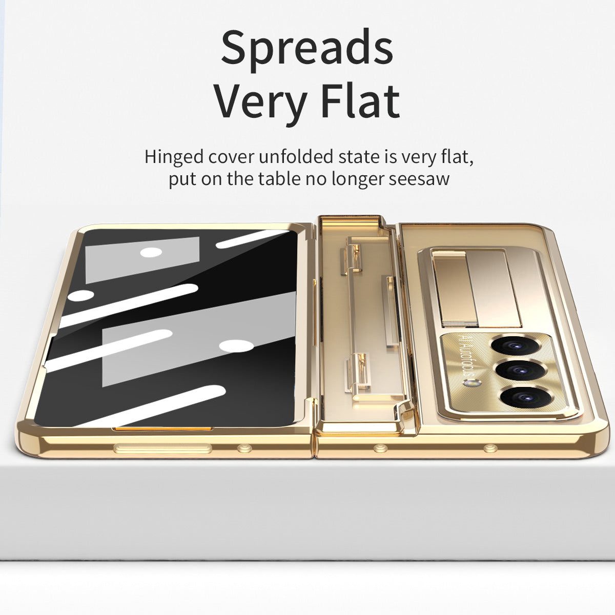 Armor Electroplated Shockproof Phone Case With Screen Protector For Galaxy Z Fold 7/6/5/4/3