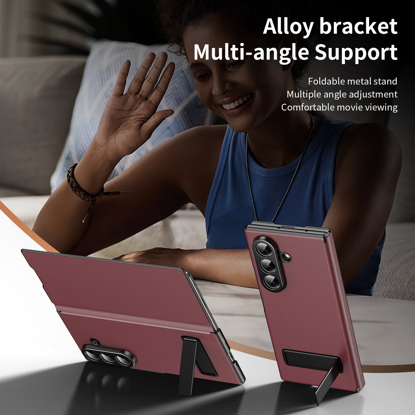 Business Leather Phone Case For Galaxy Z Fold Series