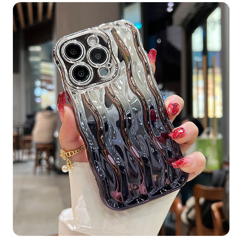 Gradient Pattern Electroplating Fashionable iPhone Case