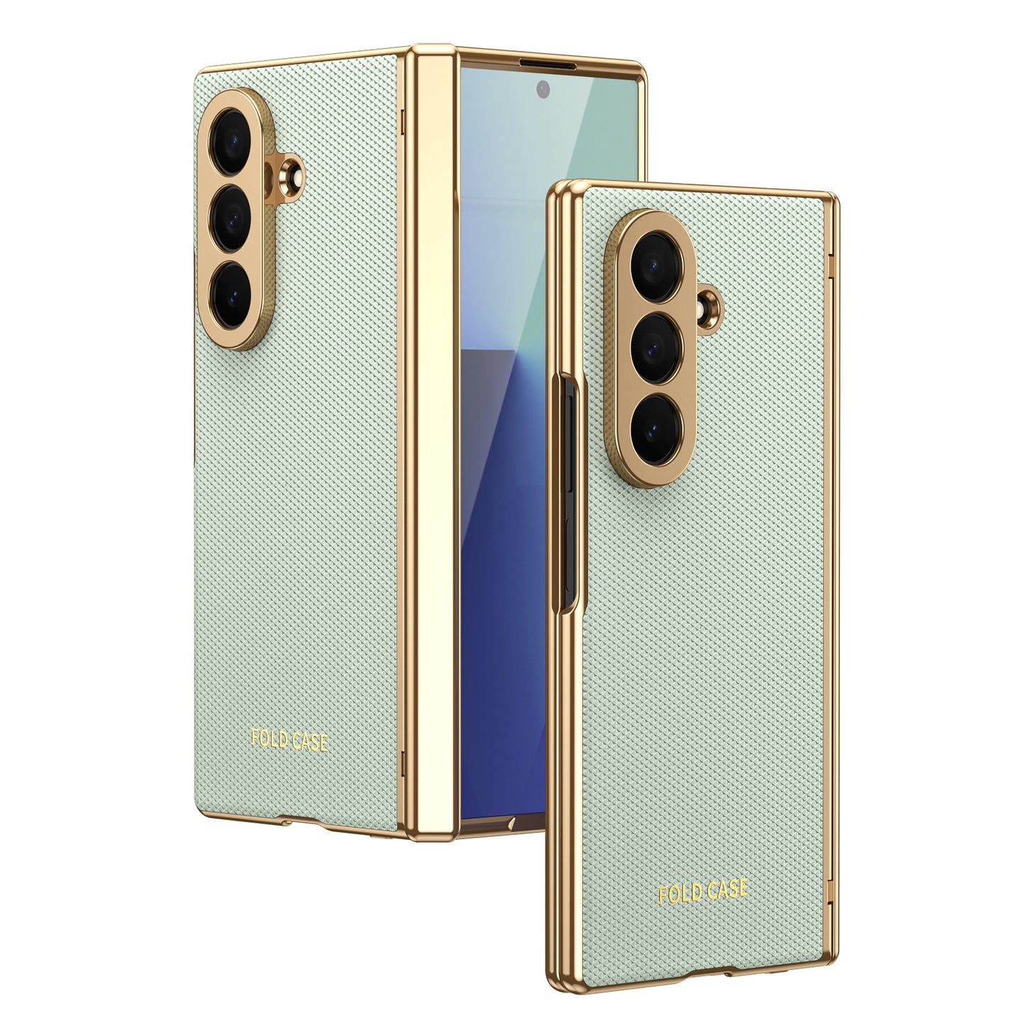 Business Golden Plating Protective Phone Case For Galaxy Z Fold Series