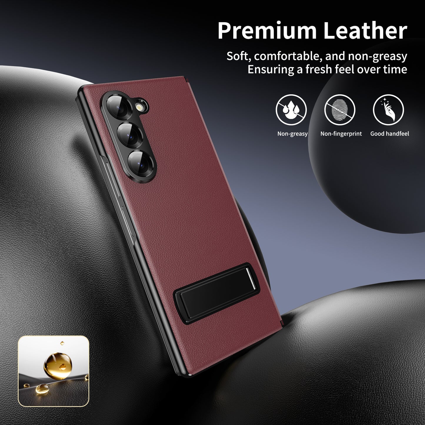 Business Leather Phone Case For Galaxy Z Fold Series