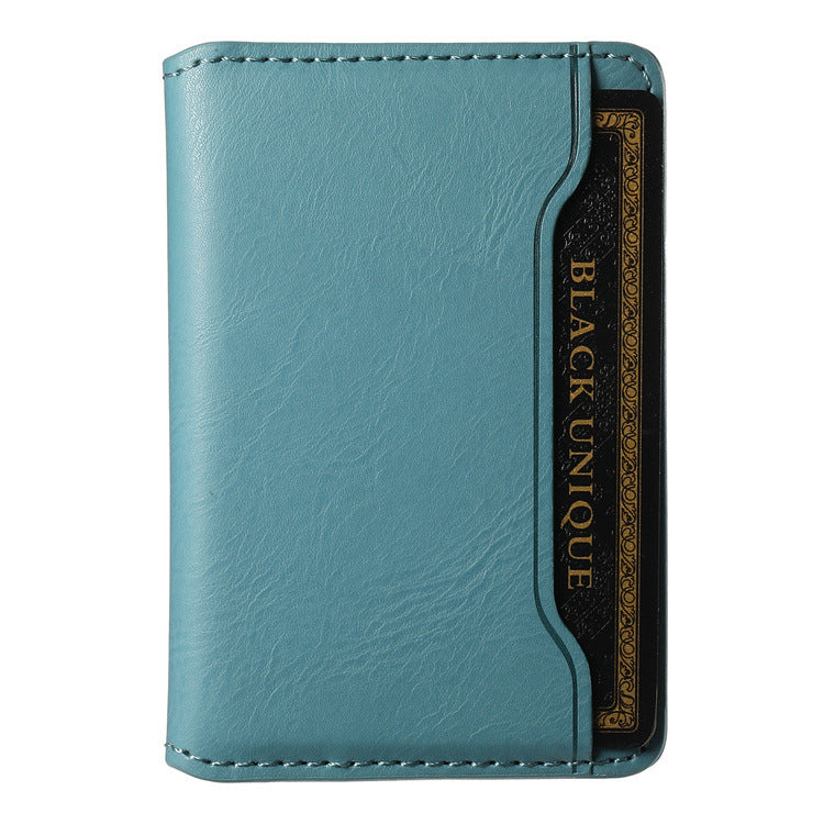 Magnetic Leather Card Holder