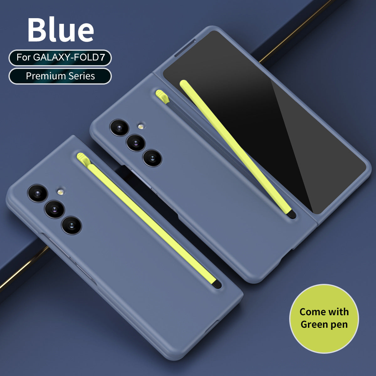 Anti-fall Protective Phone Case With Pen Tray Shell For Galaxy Z Fold 7/6/5/4/3