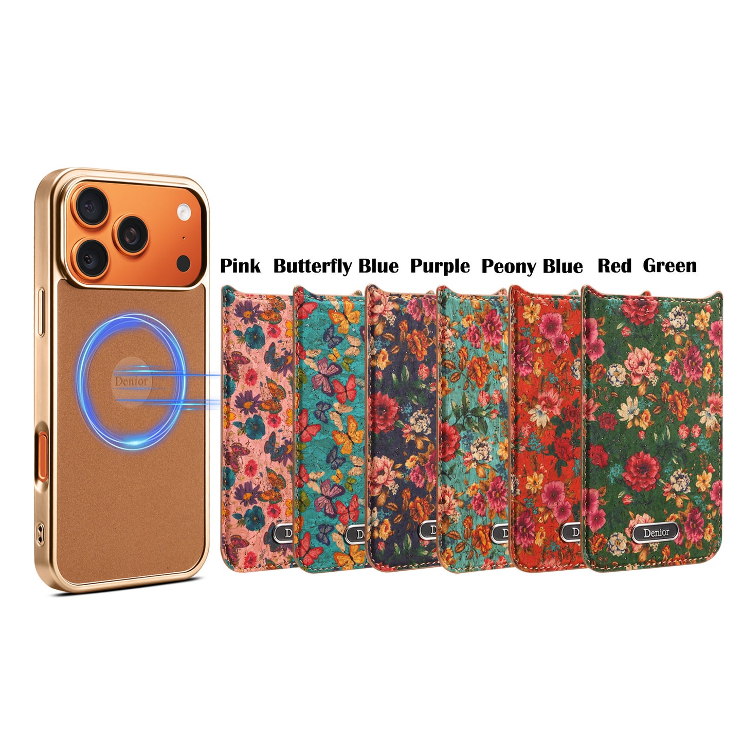 Vintage Garden Magnetic Swapable Back iPhone Case