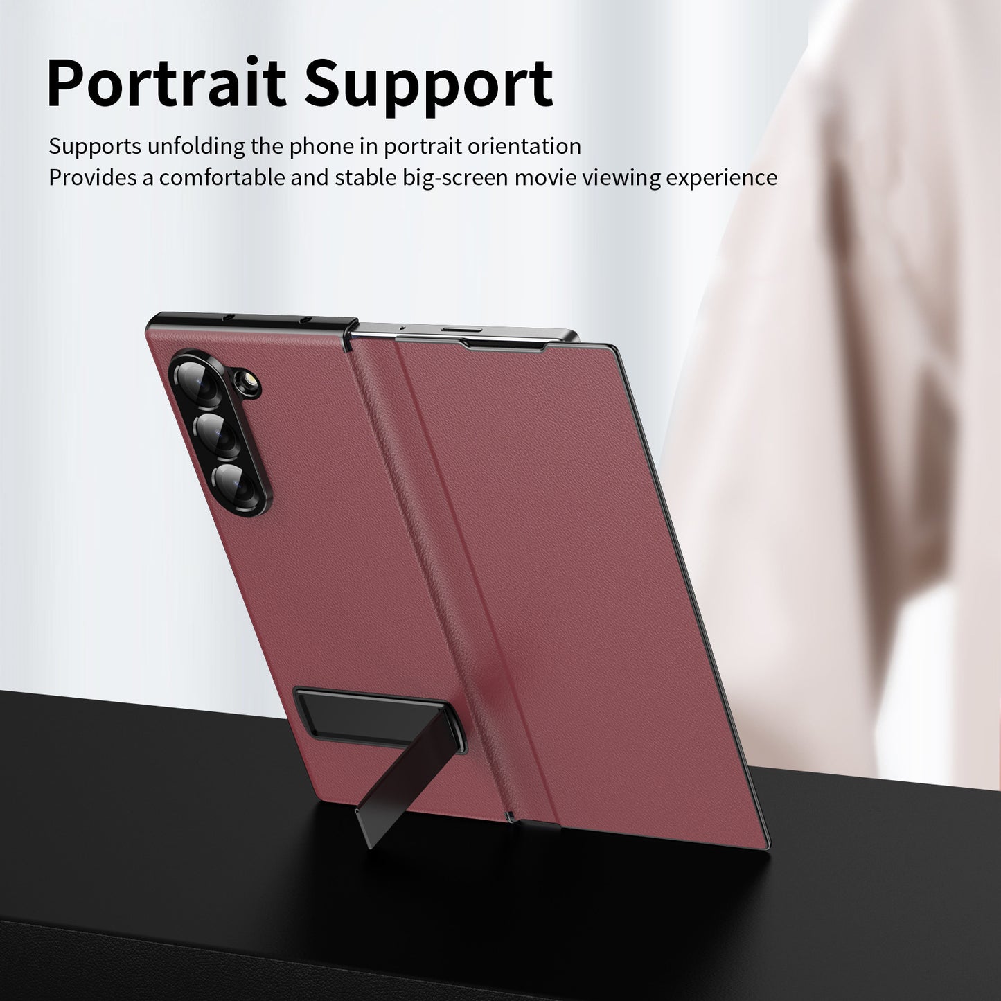 Business Leather Phone Case For Galaxy Z Fold Series