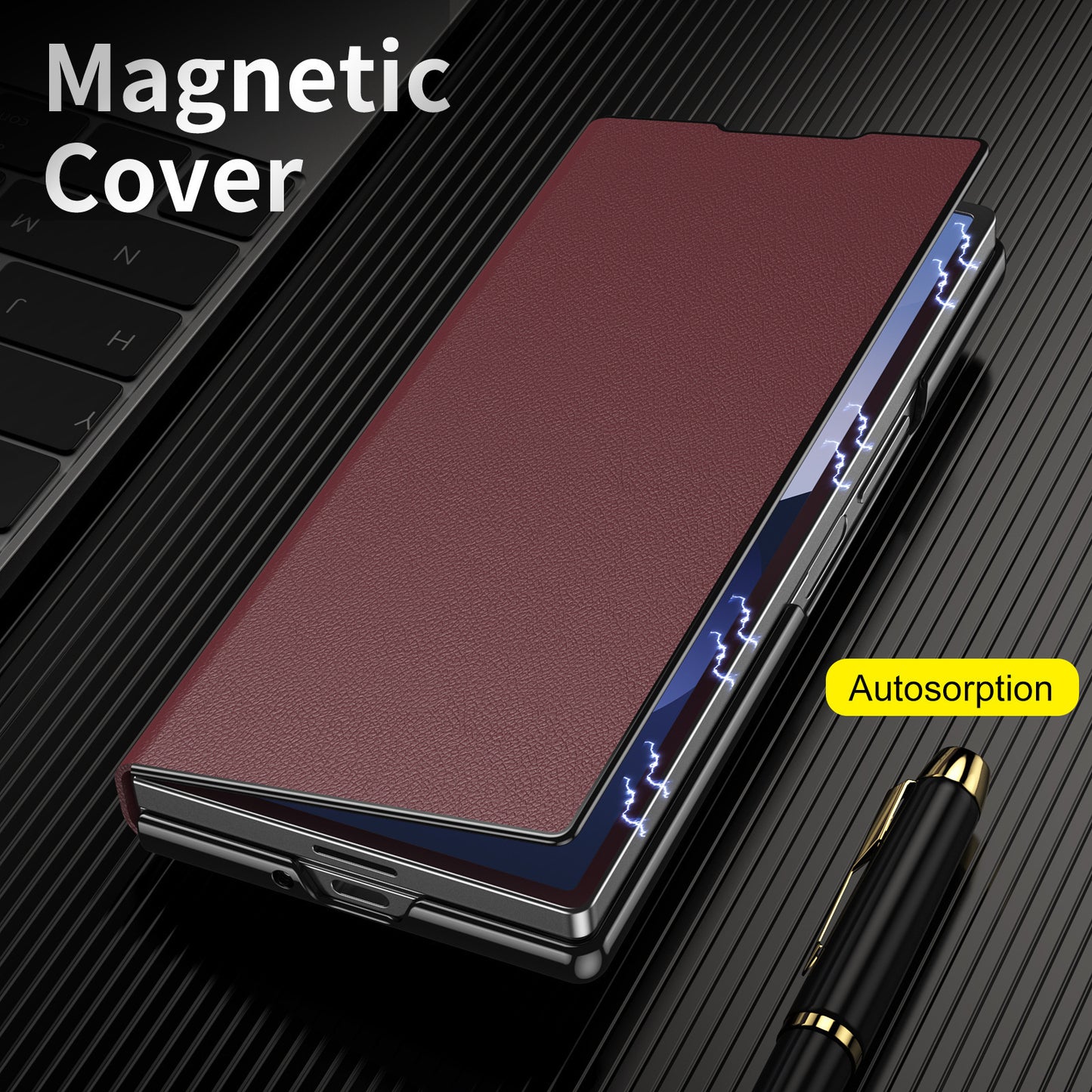 Business Leather Phone Case For Galaxy Z Fold Series