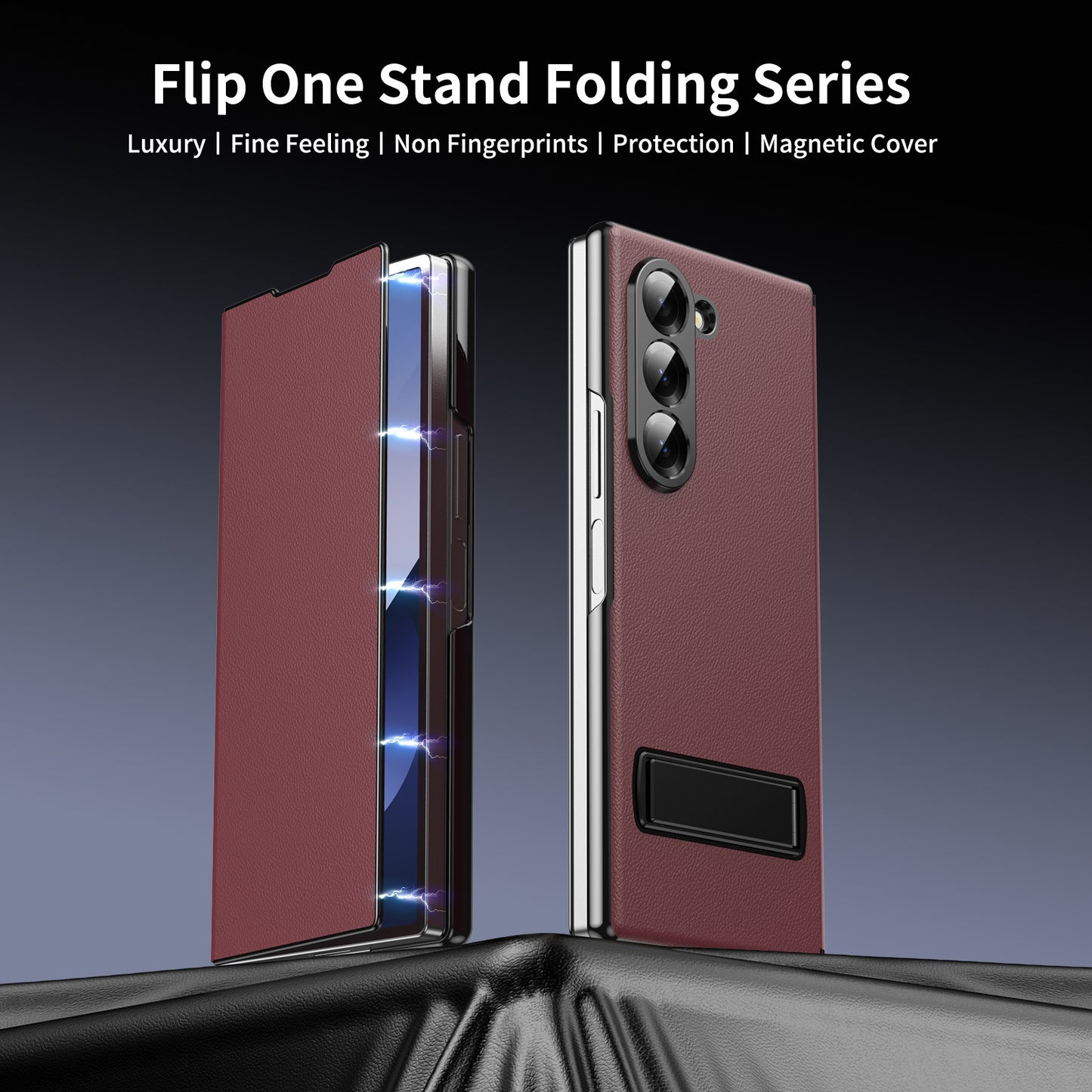 Business Leather Phone Case For Galaxy Z Fold Series