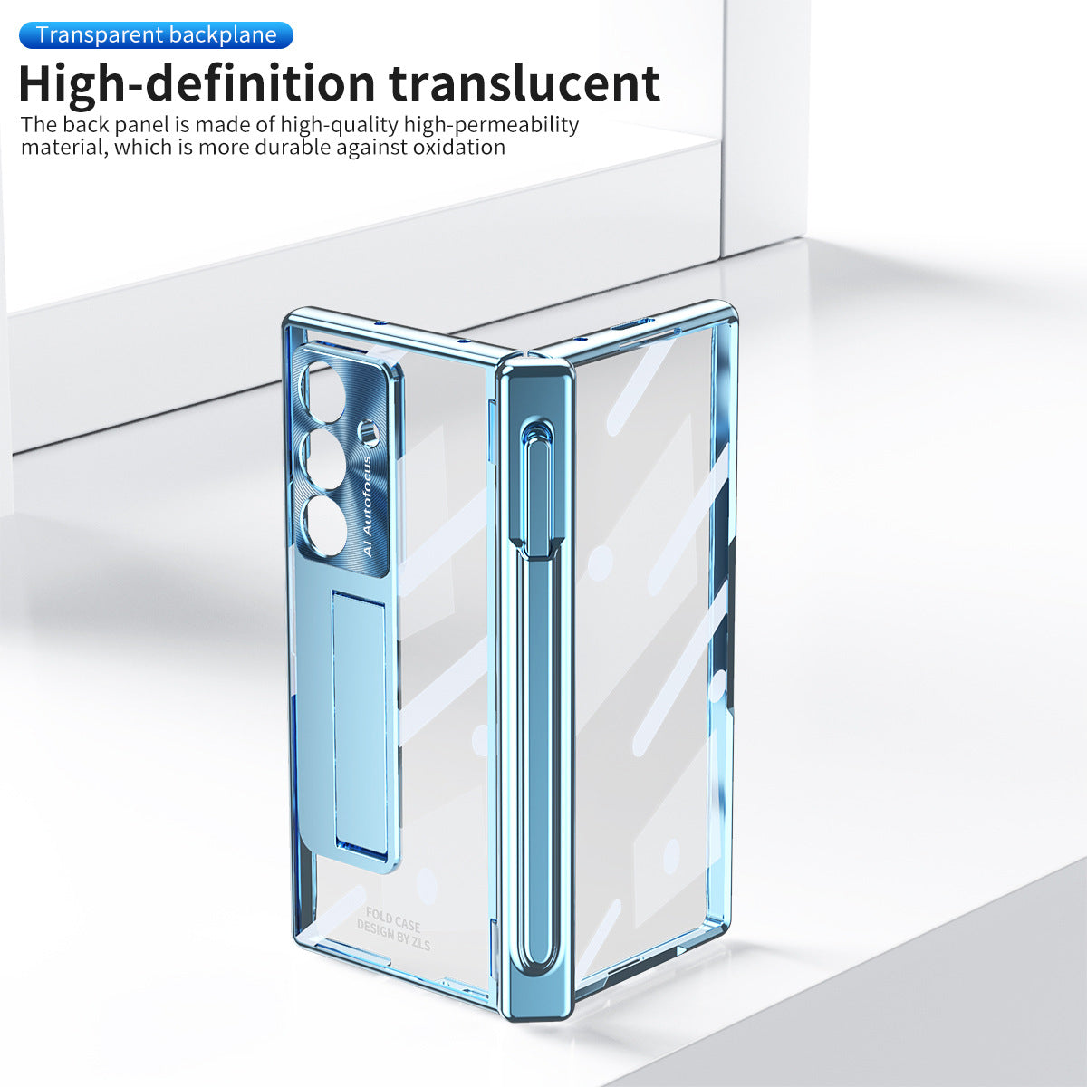 Magnetic Hinge Plating Case For Galaxy Z Fold 7/6/5/4/3 With Double Hinge Protector