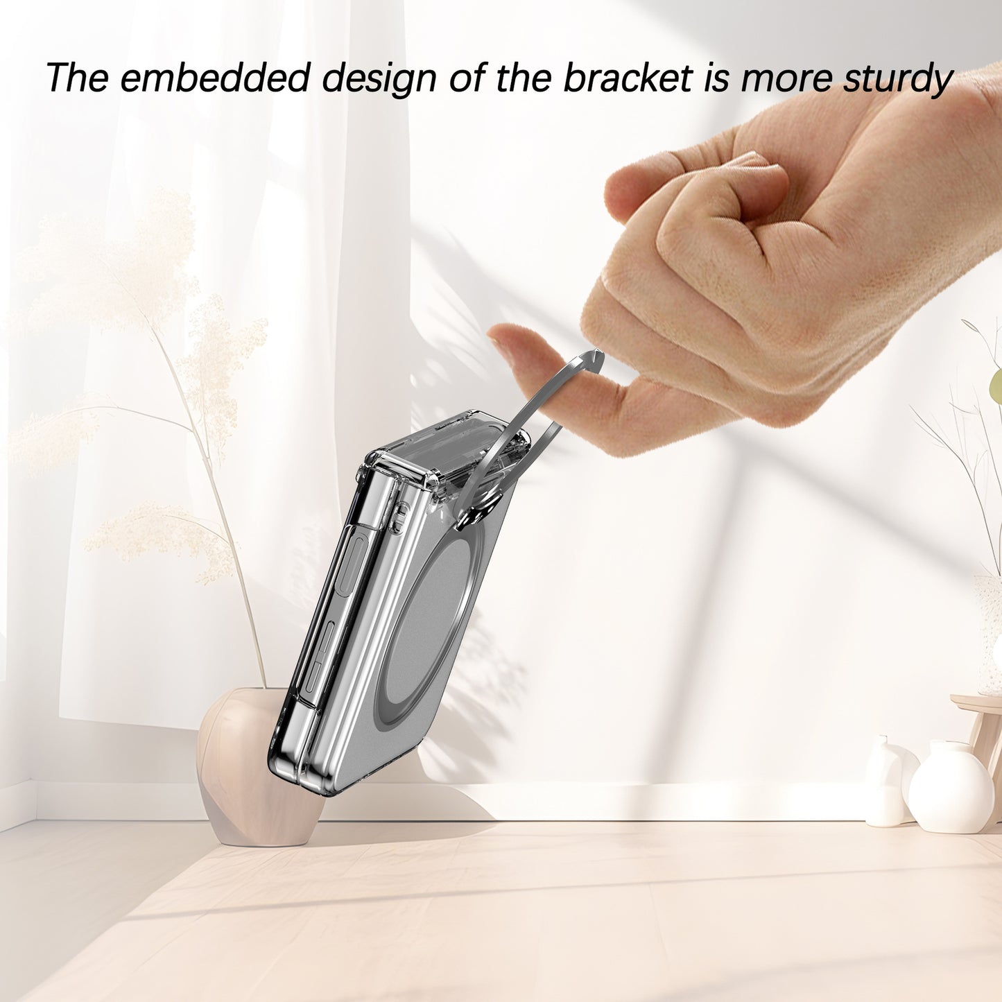 Magnetic Metal Bracket Hinge All-inclusive Shockproof Phone Case For Samsung Galaxy Z Flip Series
