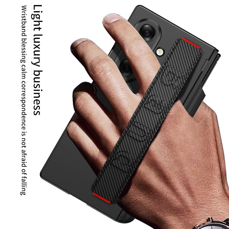 Magnetic Hinge All-included Case With Pen Box & Wristband For Galaxy Z Fold 7