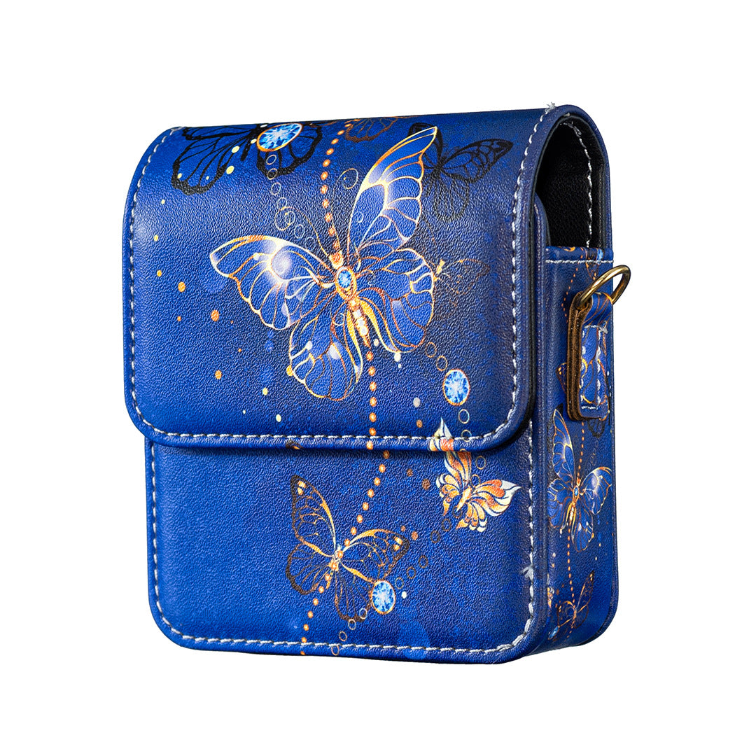 Leather Crossbody Bag With Strap For Galaxy Z Flip Series