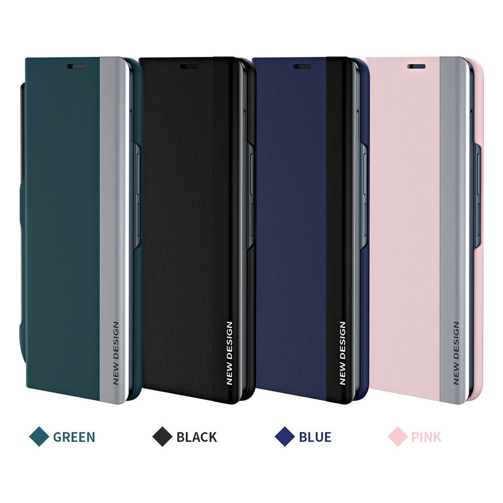 Magnetic Flip Cover Leather Case Pen Slot With Stylus Anti-Fall Phone Case For Samsung Galaxy Z Fold 6/5/4/3