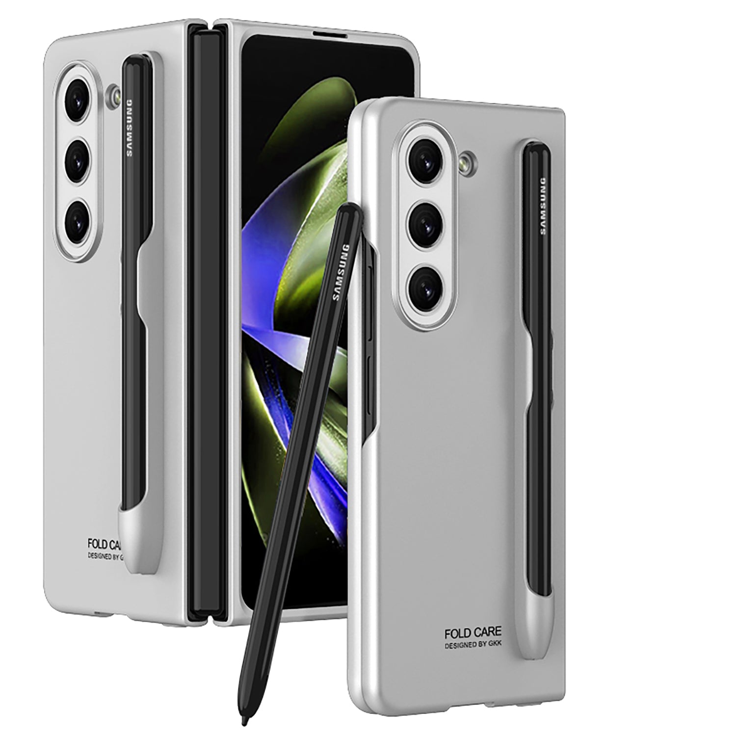 Ultra-thin Pen Slot Phone Case For Samsung Galaxy Z Fold 5/4/3 5G - mycasety2023 Mycasety