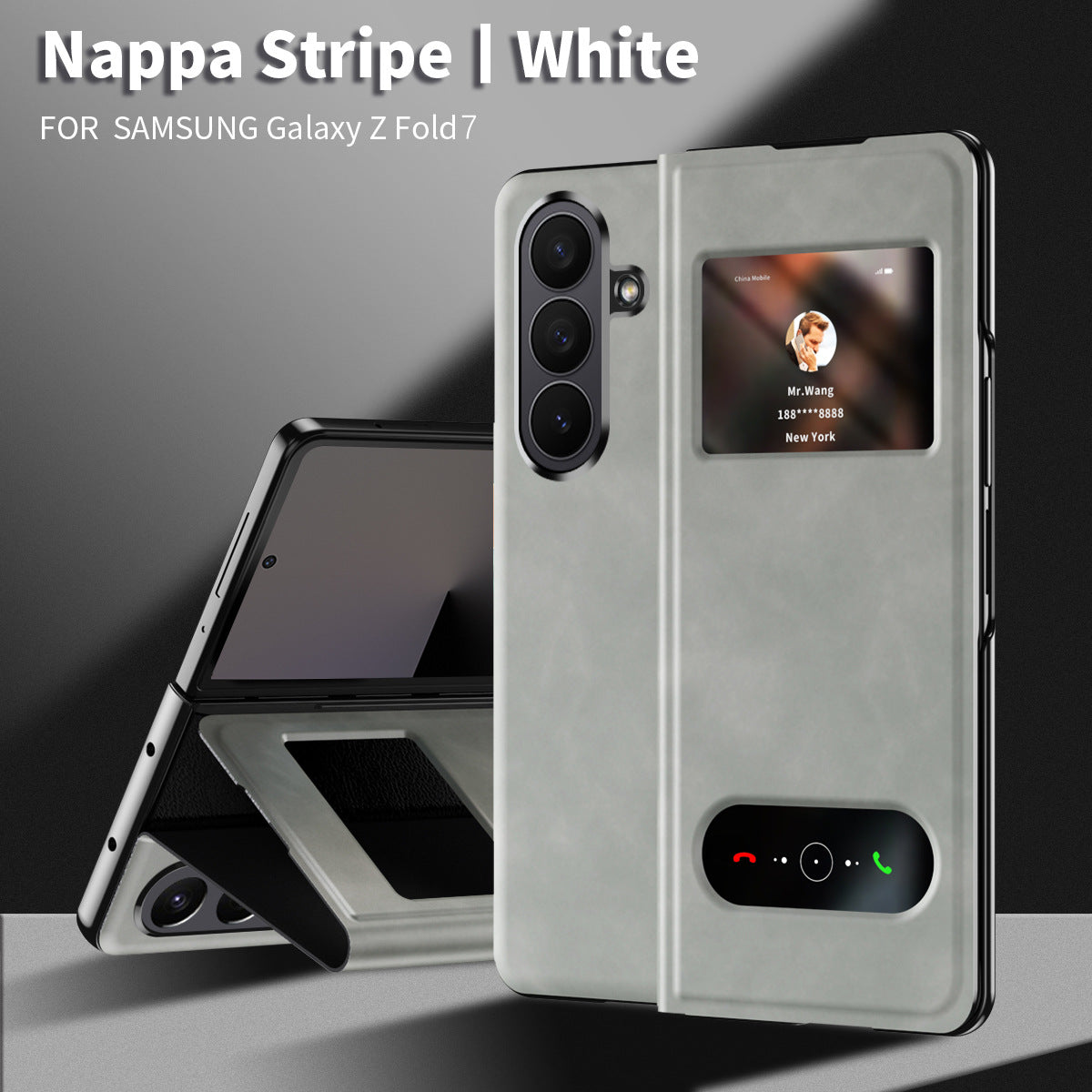 Leather Phone Cover For Galaxy Z Fold Series