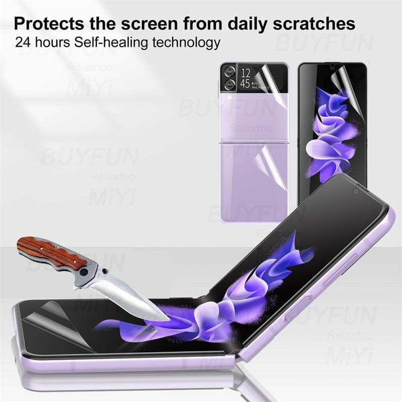 High-End Protective HD Hydrogel Film 3PCS - Samsung Galaxy Z Flip3 Flip4 5G - Mycasety Mycasety