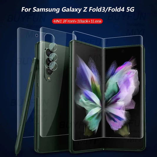 High-End Protective HD Hydrogel Film 4PCS - Samsung Galaxy Z Fold3 Fold4 Fold5 - Mycasety Mycasety
