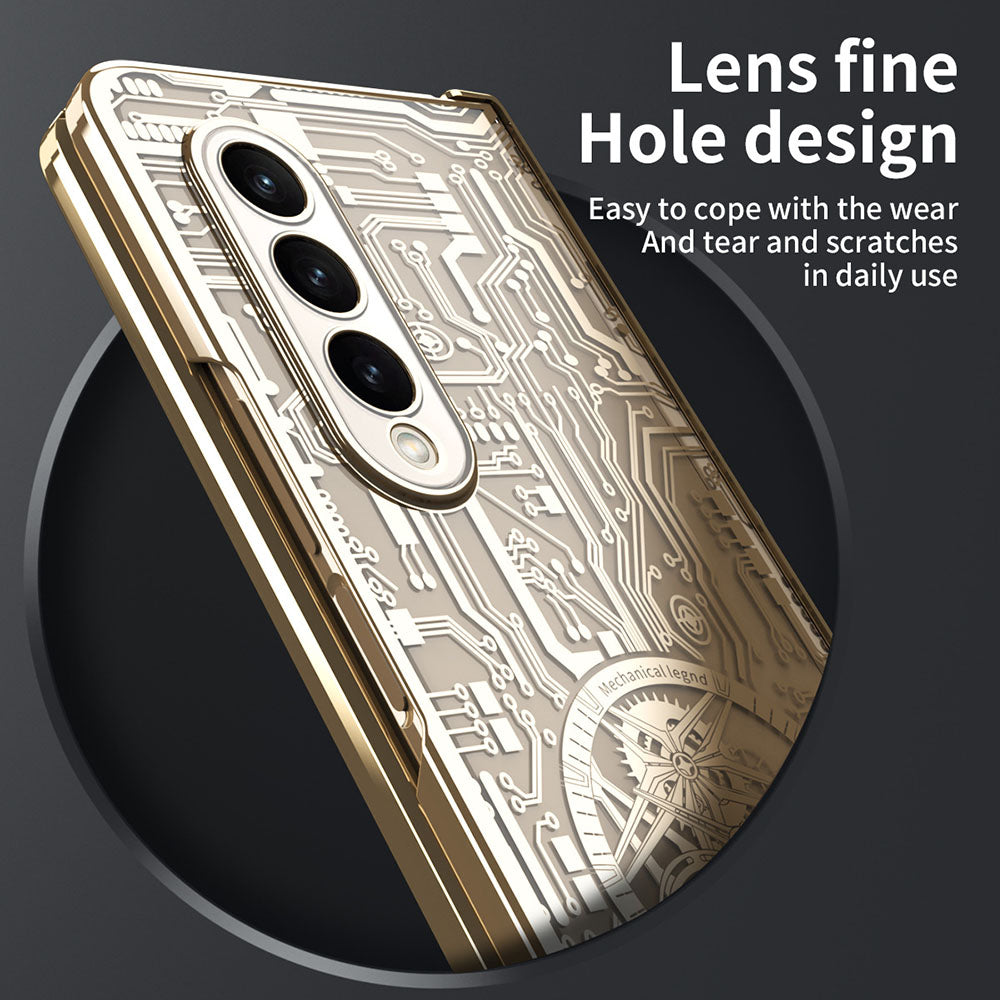 Cyberpunk Style Phone Case For Samsung Galaxy Z Fold5 Fold4 Fold3 - mycasety2023 Mycasety