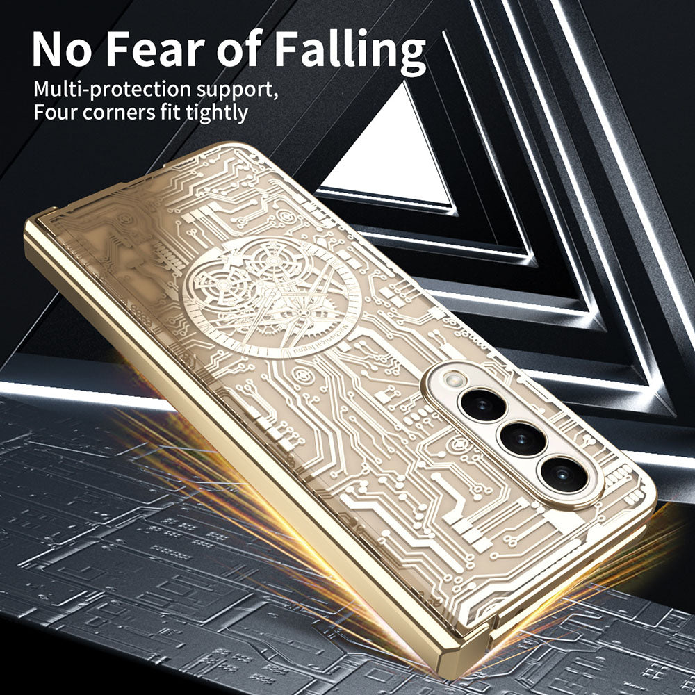 Cyberpunk Style Phone Case For Samsung Galaxy Z Fold5 Fold4 Fold3 - Mycasety Mycasety