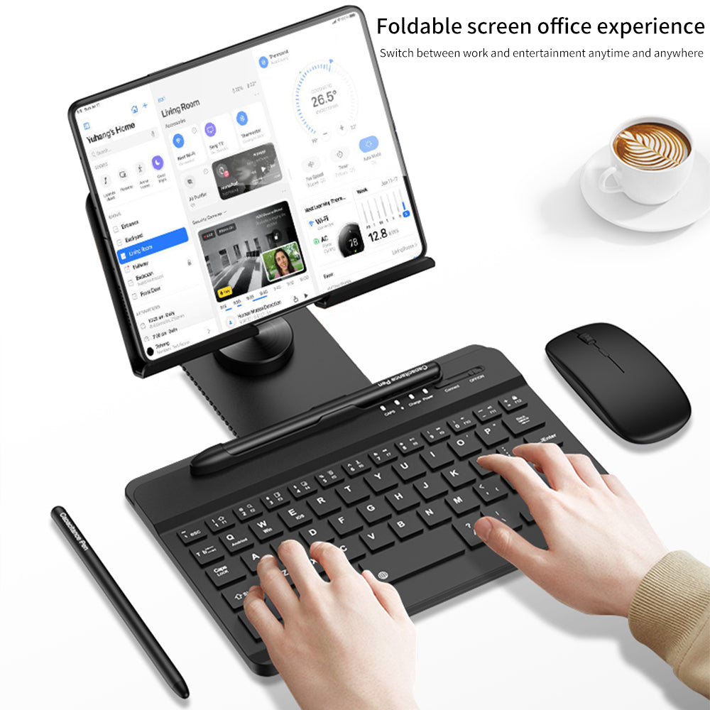 Keyboard Office Bracket For Samsung Galaxy Z Fold4 Fold3 Fold2/1 5G With Stylus And Mouse - mycasety2023 Mycasety