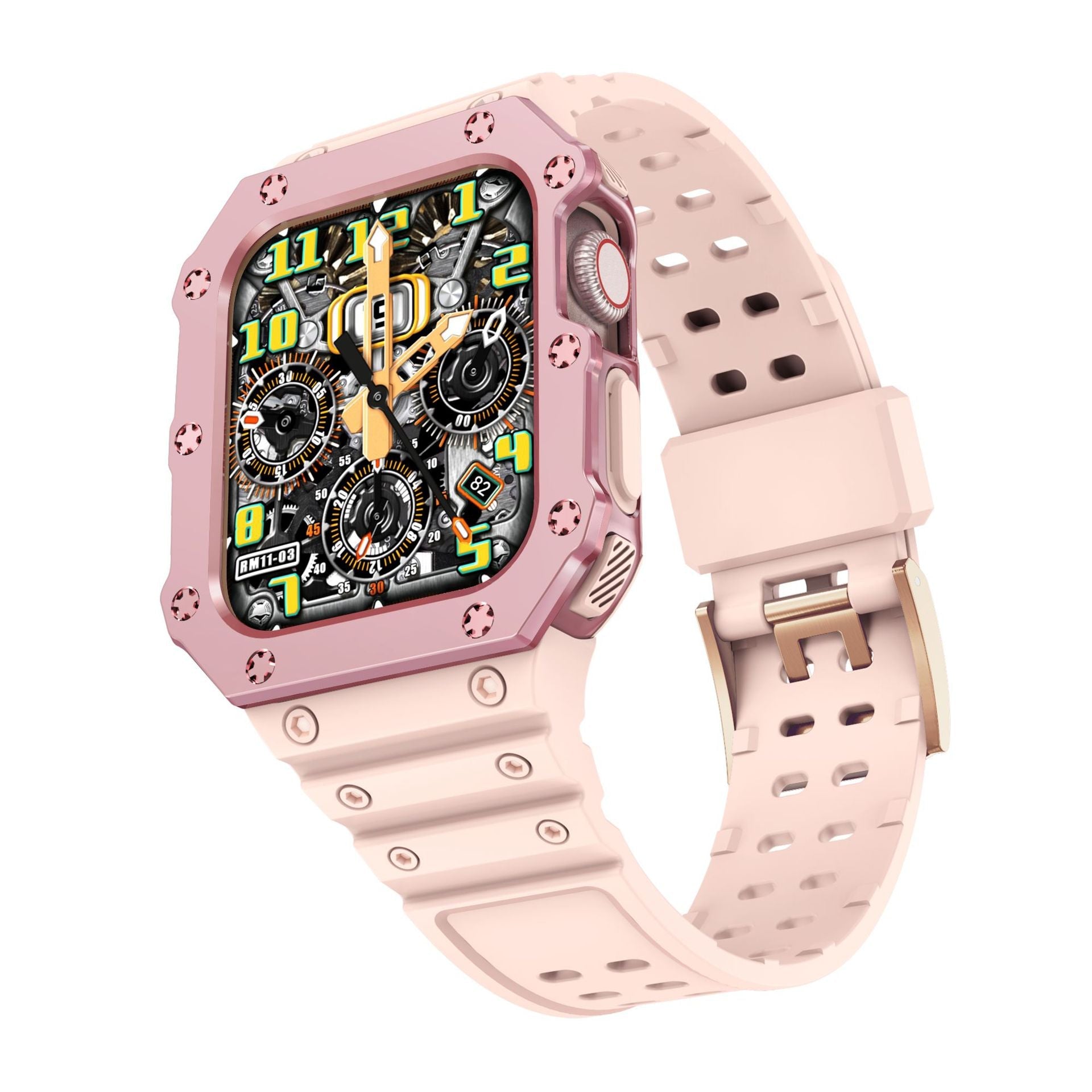 Luxury Case Strap For Apple Watch 44/45 mm - Mycasety Mycasety