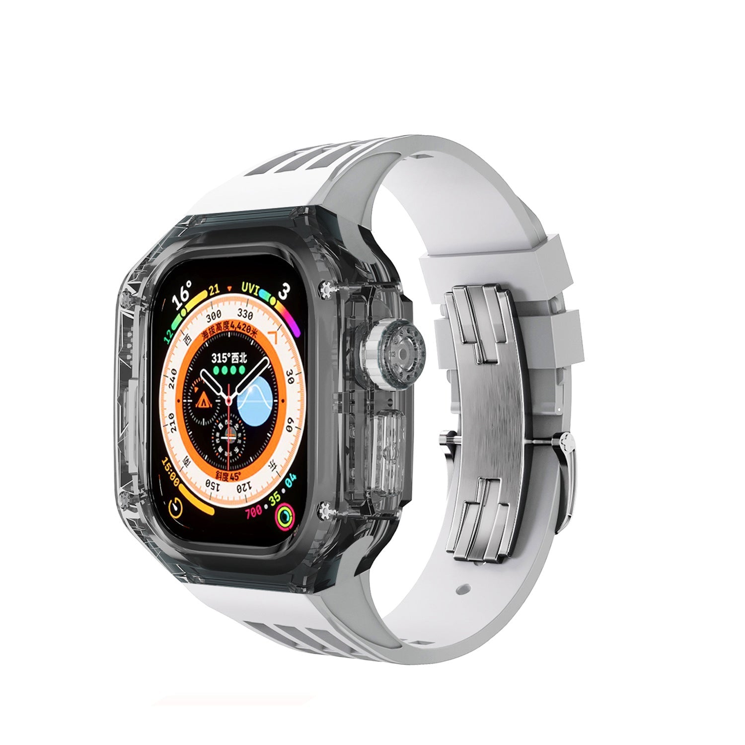 Luxury Case Strap For Apple Watch Ultra 49mm - Mycasety Mycasety