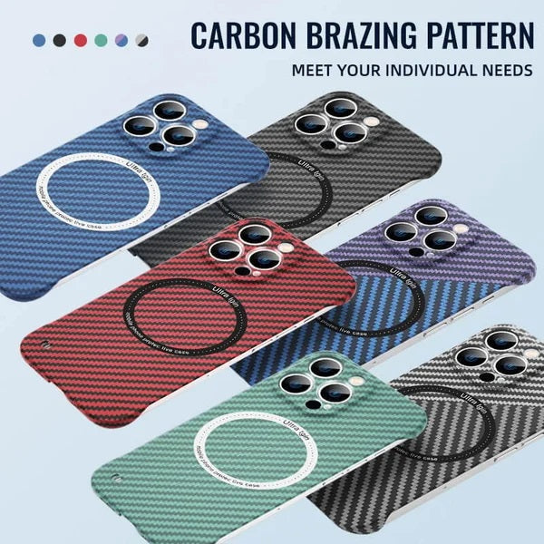 Hot Sale Carbon Fiber Magnetic Case for iPhone - Mycasety Mycasety