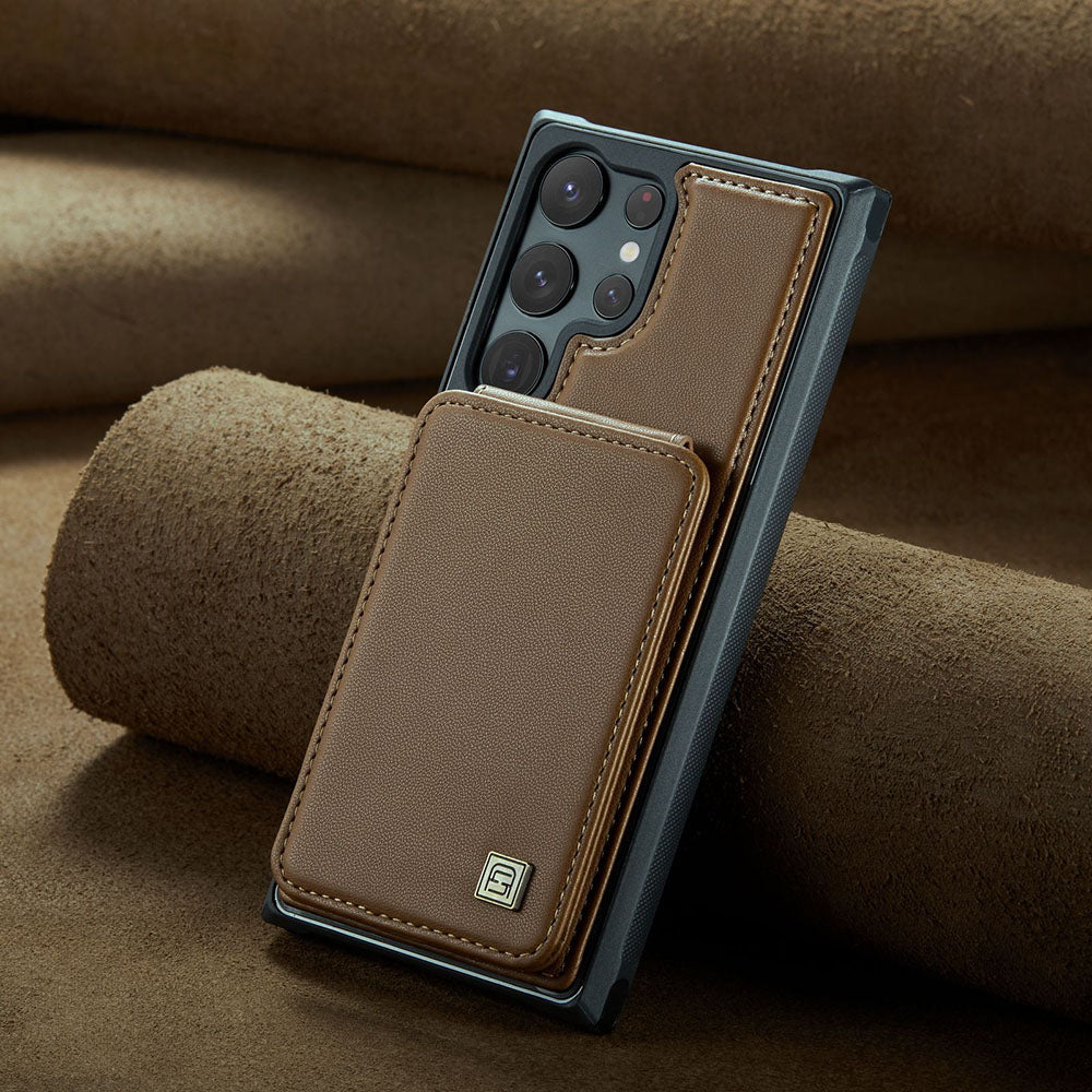 High Quality Leather Kickstand Wallet Samsung Phone Case - Mycasety Mycasety