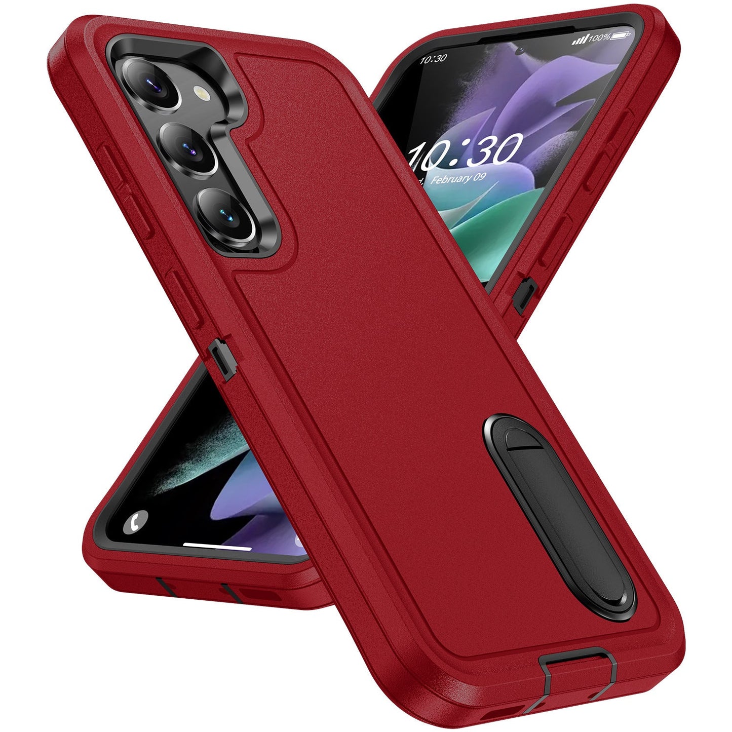Triple Defense Anti-drop Protection Phone Case With Invisible Bracket For Samsung Galaxy S23 S22 Ultra Plus - mycasety2023 Mycasety
