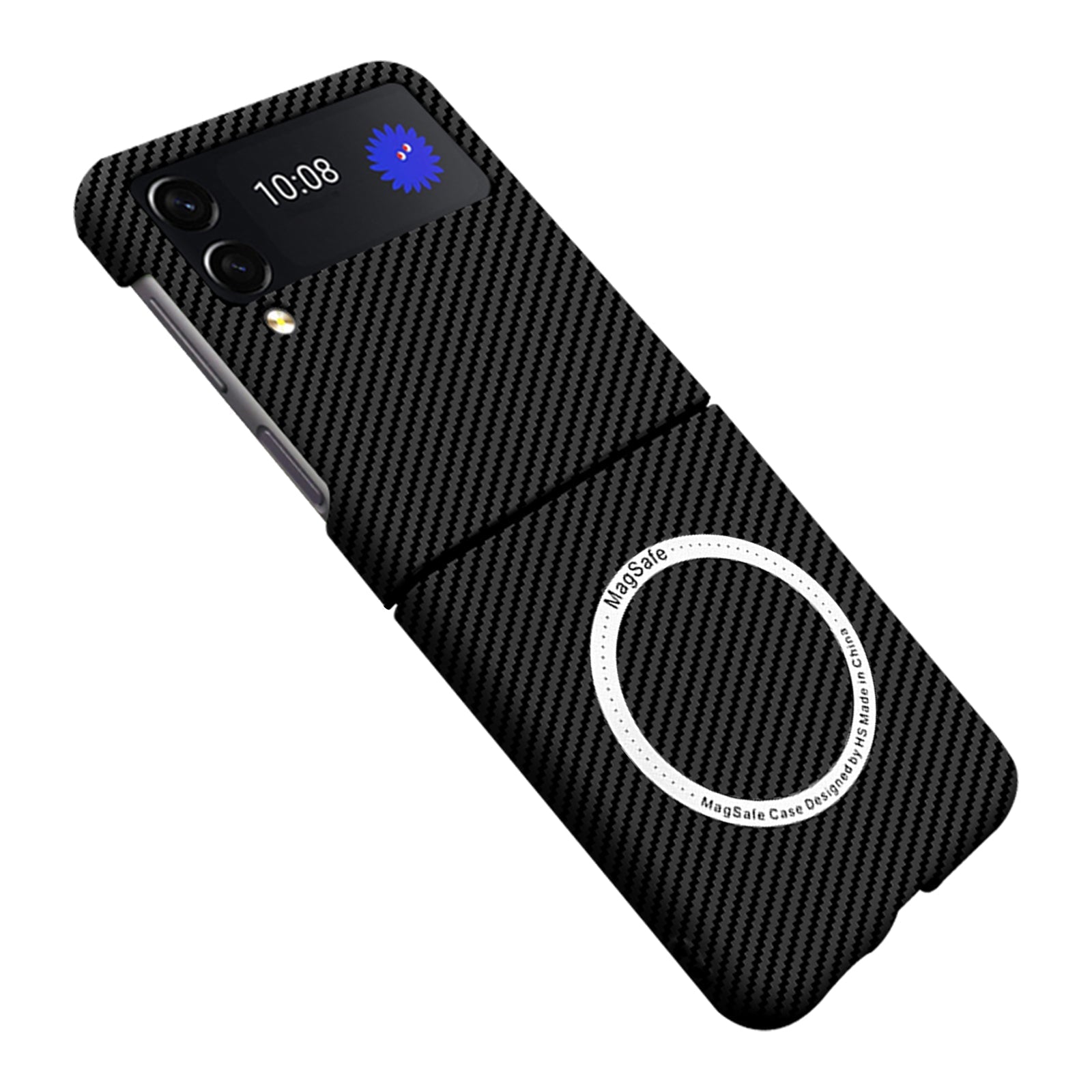 Samsung Galaxy Z Flip3 | Magnetic Carbon Fiber Phone Case - mycasety2023 Mycasety