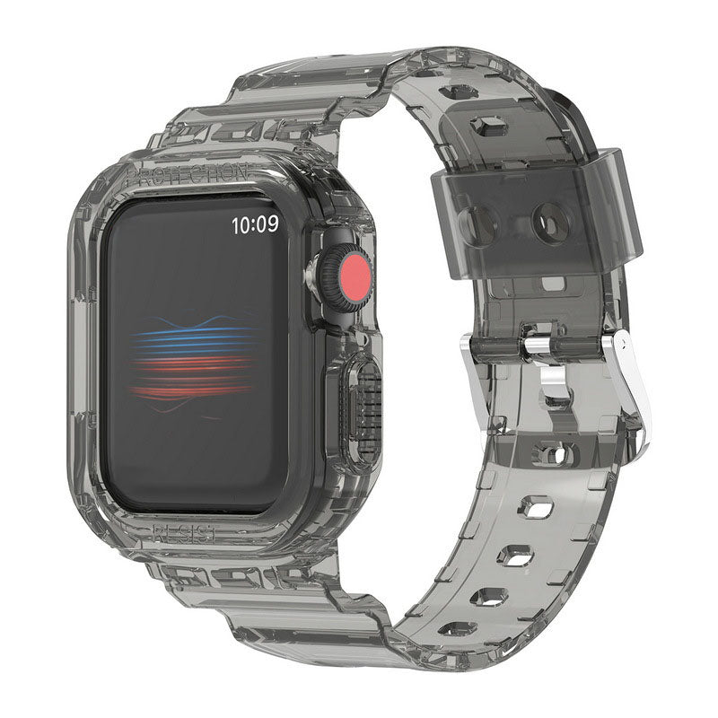 Luxury Transparent Case Strap For Apple Watch Series 41/45 mm - mycasety2023 Mycasety