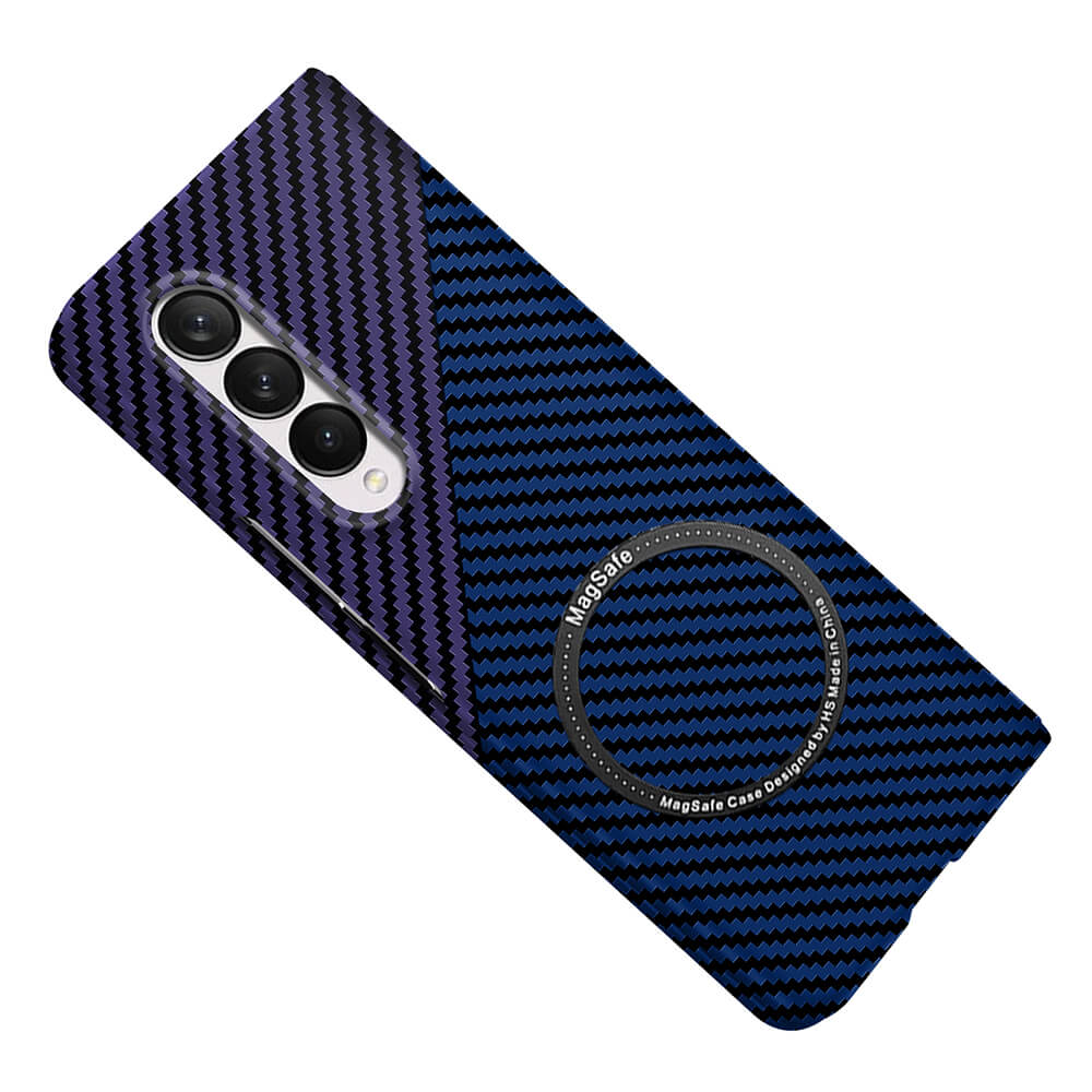 Samsung Galaxy Z Fold Series | Magnetic Carbon Fiber Phone Case - Mycasety Mycasety