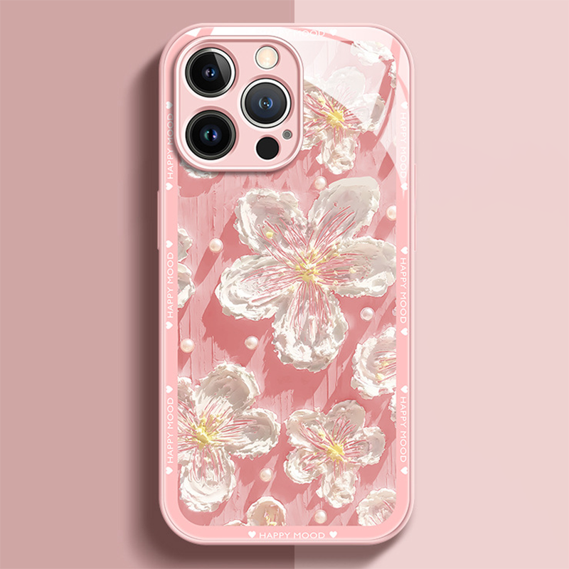 Ins New Oil Painting Flower iPhone Case - mycasety2023 Mycasety