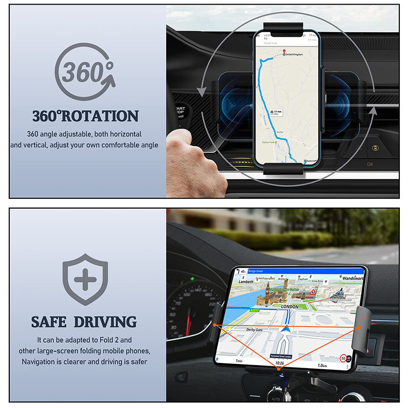 Automatic Clamping Car Wireless Charger for Samsung Galaxy Z Fold 3 2 Note20 S22 S21 S20 iPhone 13 12 11 XS Max Air Vent Mount Phone Holder - Mycasety Mycasety