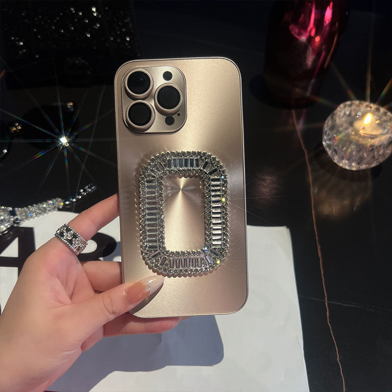 New Luxury Cube Rhinestone iPhone Case - mycasety2023 Mycasety
