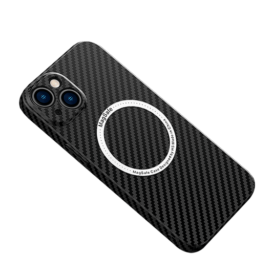 iPhone | Magnetic Carbon Fiber Phone Case - Mycasety Mycasety