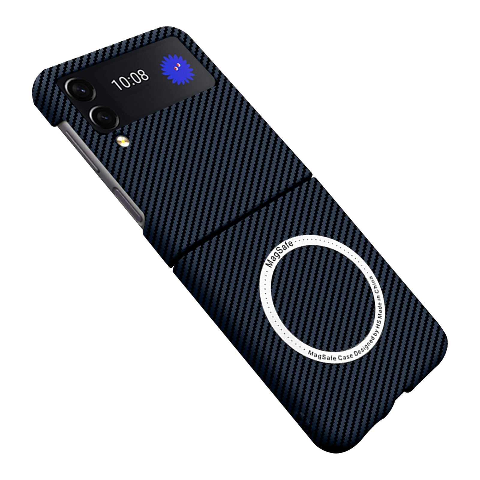 Samsung Galaxy Z Flip 4 | Magnetic Carbon Fiber Phone Case - mycasety2023 Mycasety